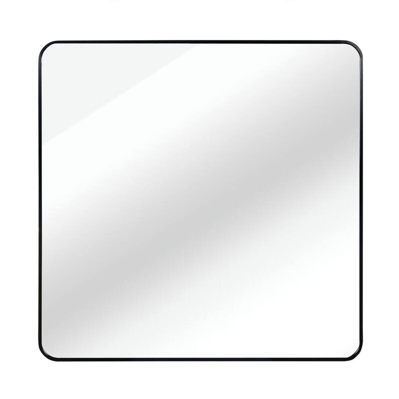 Inch Silver Metal Framed Rectangular Bathrrom Mirror for Wall.