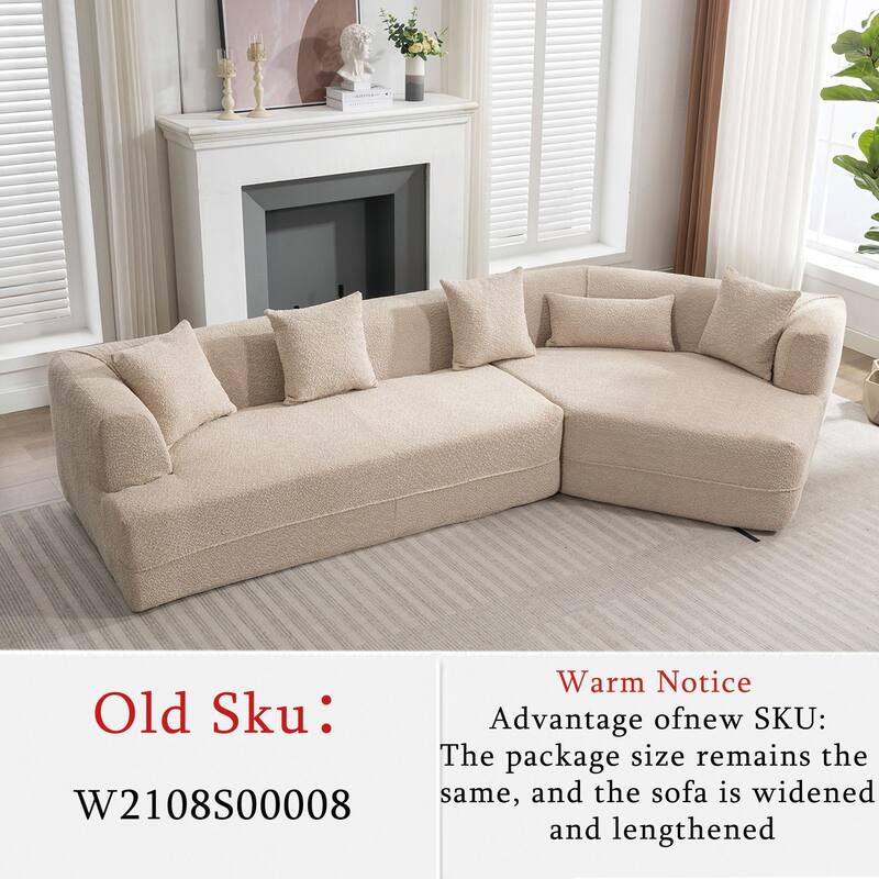 modern minimalist style sofa - Light Brown