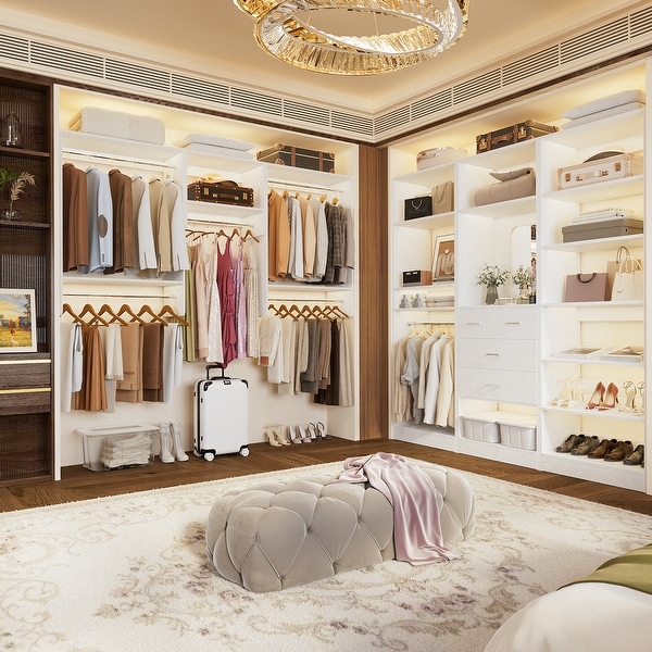 Cimly Set of 4 Closet System Organizers, Heavy-duty Wall-mounted