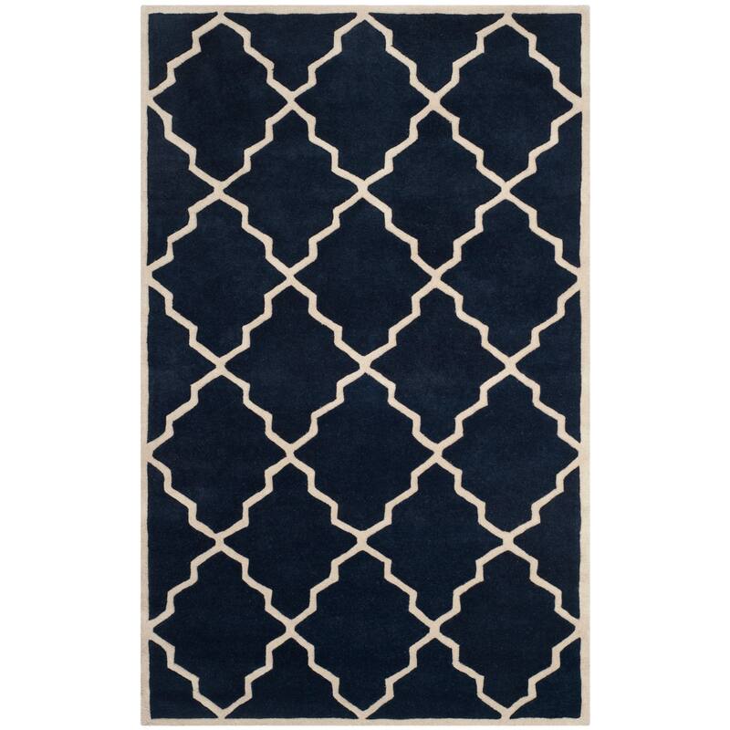 SAFAVIEH Handmade Chatham Nhuong Modern Moroccan Wool Rug