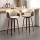 preview thumbnail 187 of 186, 26"/29" Faux Leather Swivel Bar Stools, Wood Counter Stool