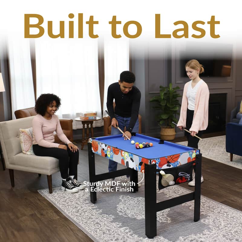 Sunnydaze 2-Player 5-in-1 Multi-Game Table - 45"