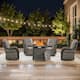 Option Grey Wicker Gray Cushion