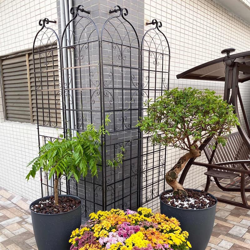 86.7'' x 19.7'' Garden Trellis for Garden Plants