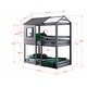 preview thumbnail 8 of 6, Donco Kids Light Grey Twin over Twin Loft Bunk Bed