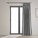 Exclusive Fabrics Solid Faux Dupioni Pleated Blackout Curtain Panel