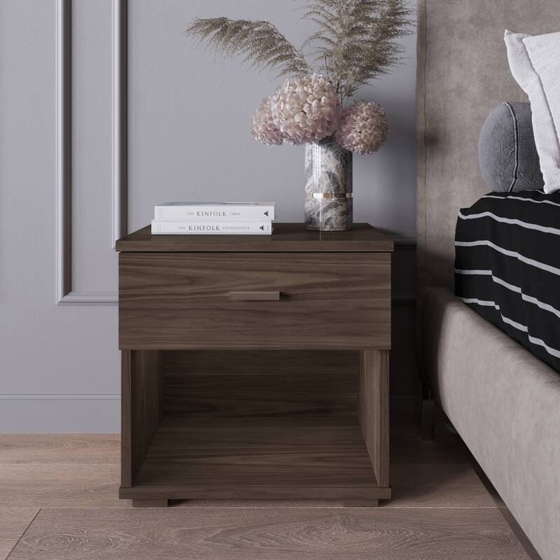 Boyd Sleep Novara 1-Drawer Low Profile Nightstand