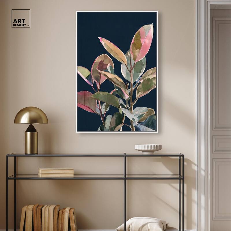 Fuchsia Frond II Canvas by Art Remedy
