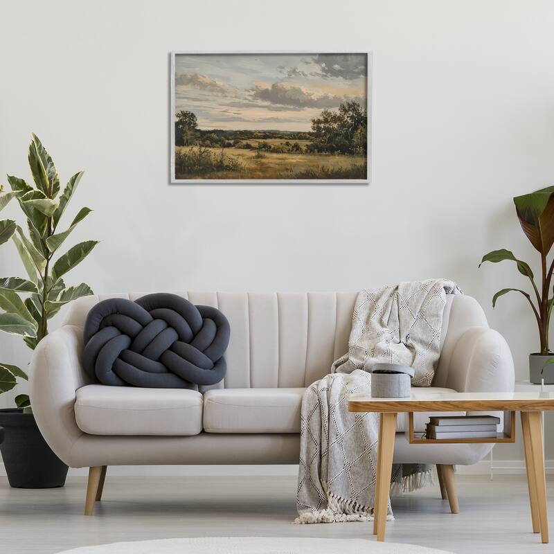 Stupell Evening Light Countryside Framed Giclee Art Design By LSR Creative Studio
