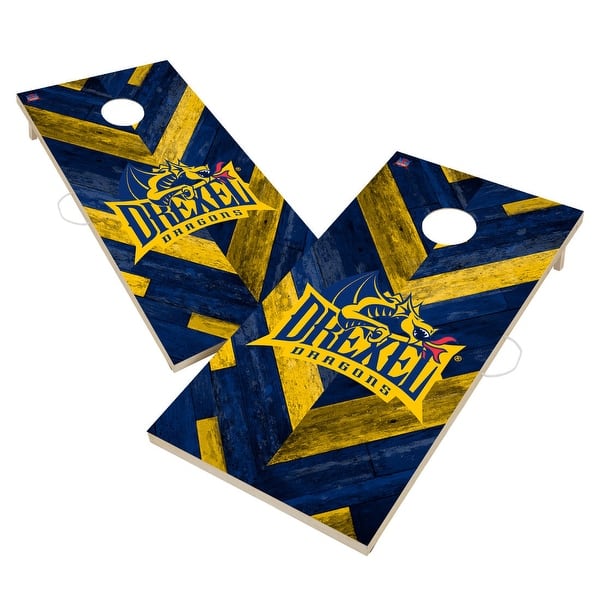 slide 2 of 6, Drexel University Dragons Cornhole Board Set 16 Years and Up