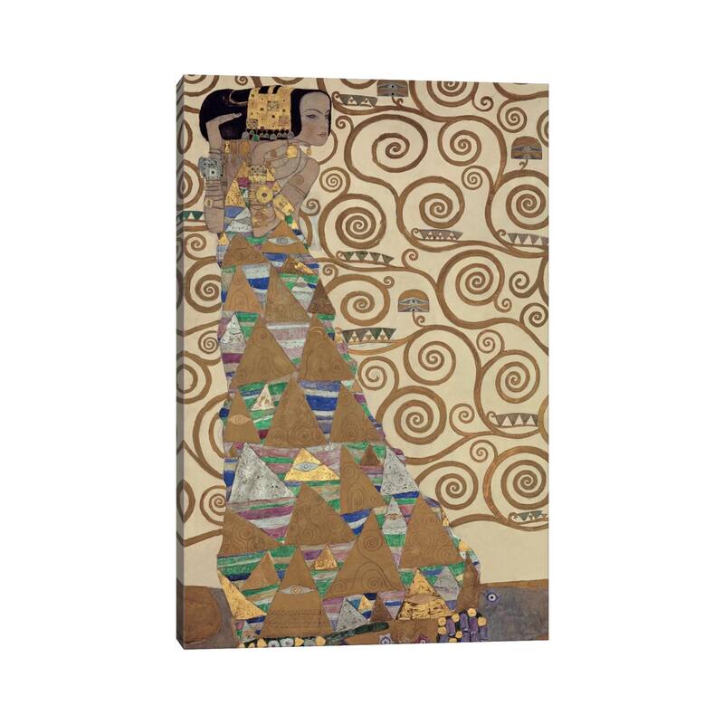 iCanvas "Expectation" by Gustav Klimt Canvas Print