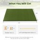 preview thumbnail 15 of 21, Artificial Turf Mat for Indoor and Outdoor Golf Practice Includes 2 Rubber Tees and 2 Alignment Sticks