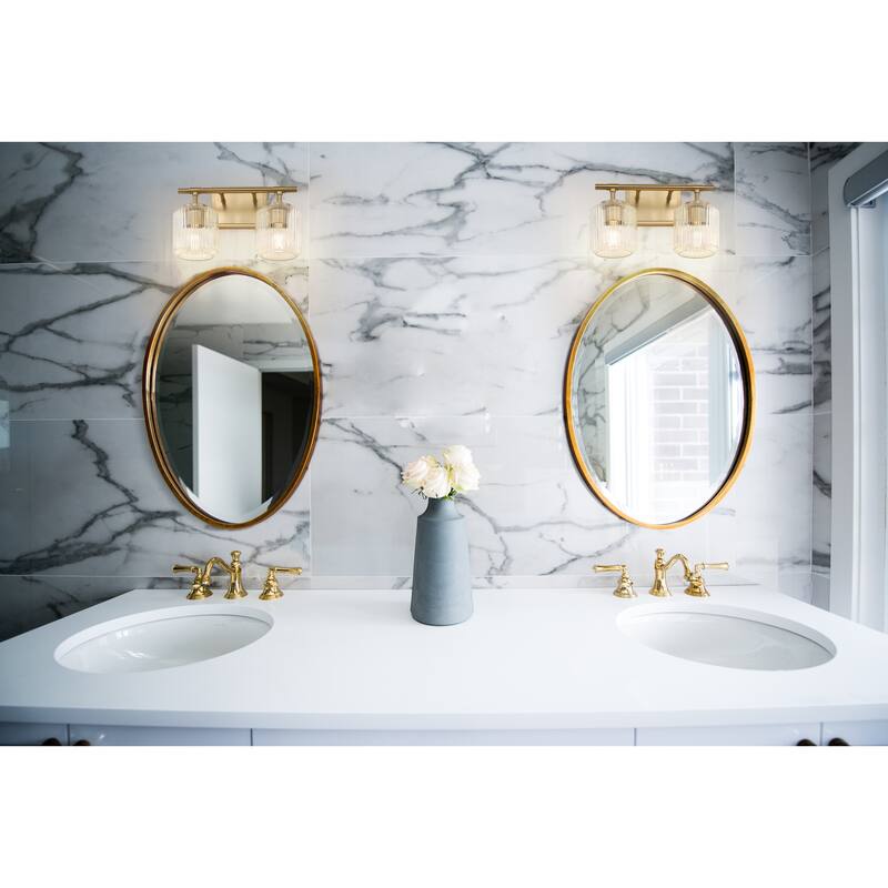 Z-Lite Landon 2 Light Vanity - Modern Gold