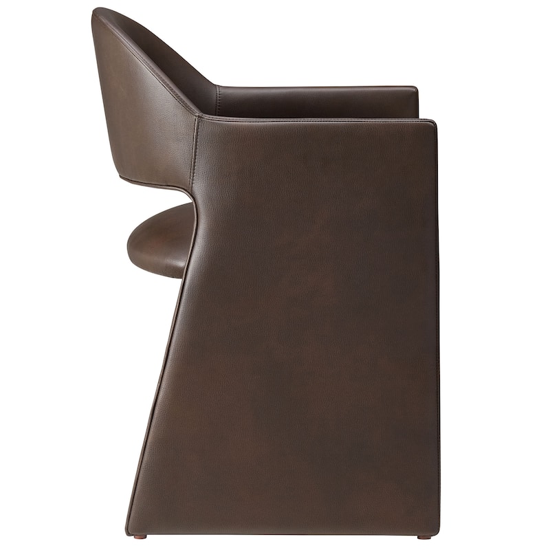 Talia Vegan Leather Dining Armchair