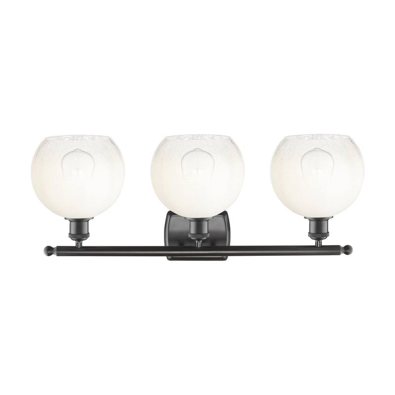 Innovations Lighting Endless Possibilities Ballston - Brookhaven Globe - 3 Light 28" Bath Vanity Light
