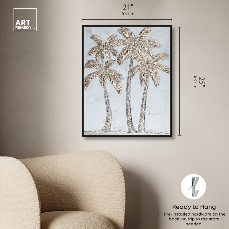 Palm Pantheon Canvas by Art Remedy