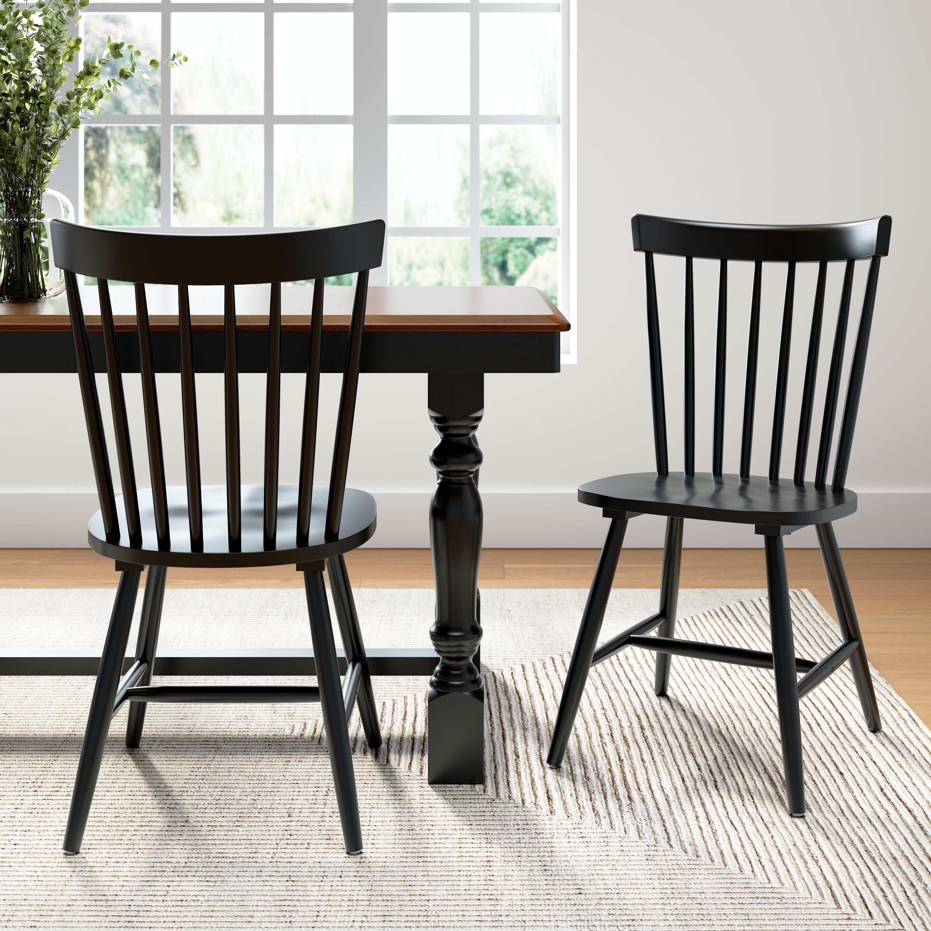 High back wooden dining chairs sale
