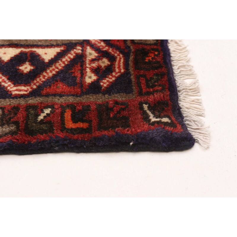 ECARPETGALLERY Hand-knotted Konya Red Wool Rug - 3'3 x 4'7