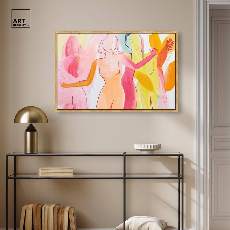 Three Graces Canvas by Art Remedy