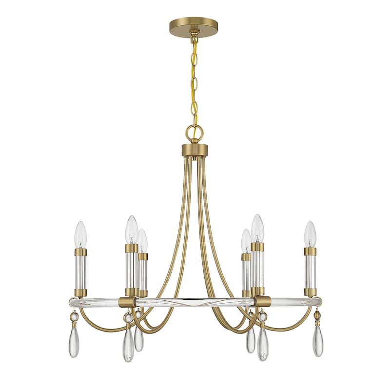 Savoy House 1-7716-6 Mayfair 6 Light 26" Wide Taper Candle Style