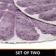 preview thumbnail 35 of 51, Chesapeake Bursting Flower 2 pc. Round Bath Rug Set (24" & 30")