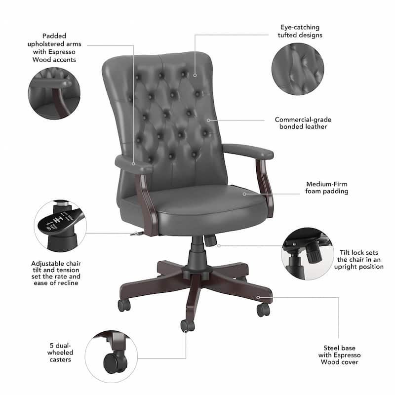 Arden Lane High Back Office Chair with Arms by Bush Business Furniture