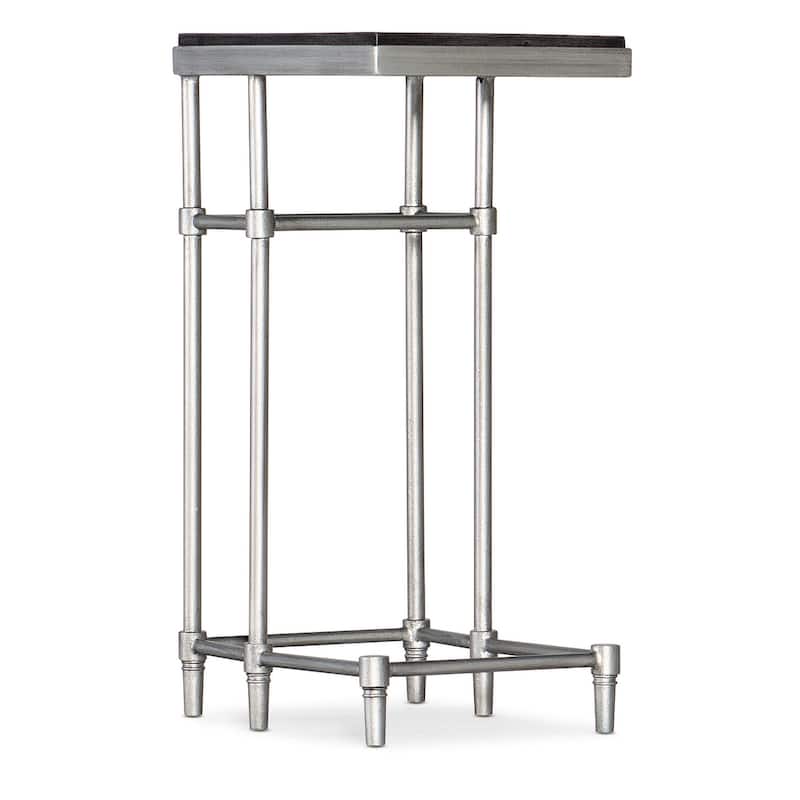 Hooker Furniture St Armand 10" Wide Contemporary Industrial Chairside - Black
