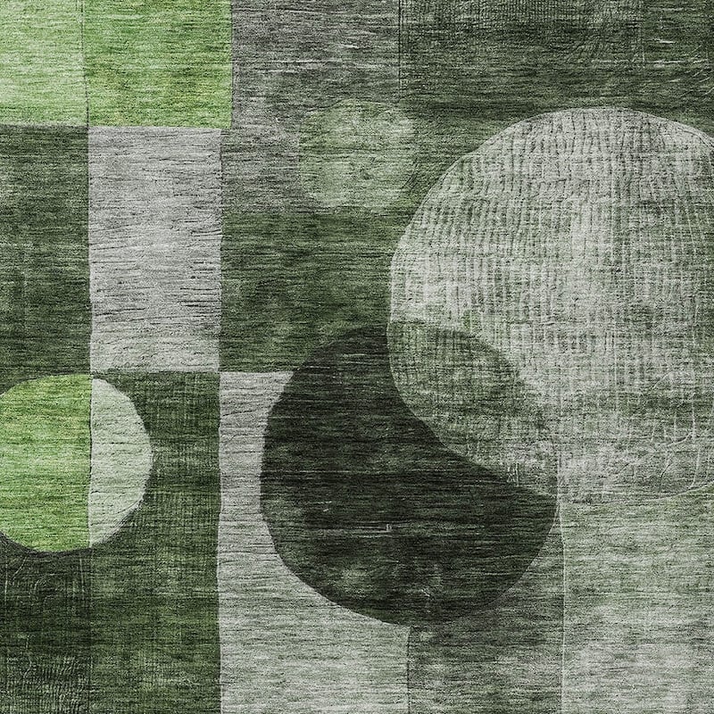 HomeRoots Geometric Transitional Rectangle Outdoor Rug