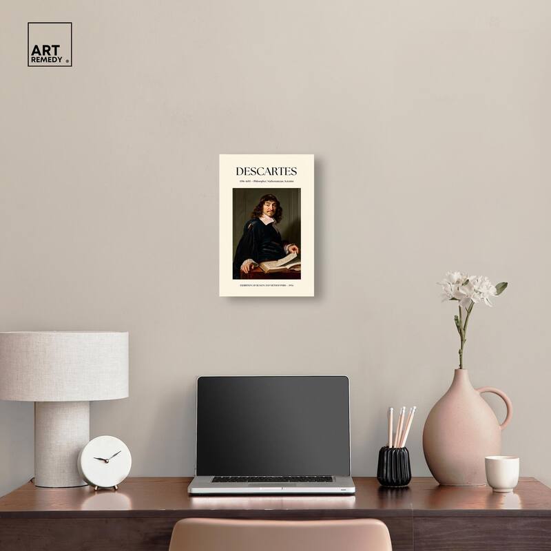 Rationalist Thinker Canvas by Art Remedy, Gallery Wrapped