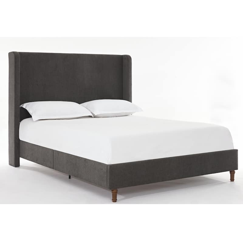 Tall Headboard Upholstered Bed Elegant Simplicity Bedroom Bed