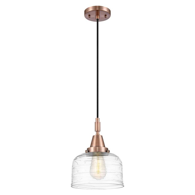 Innovations Lighting 447-1P-G713 Bell 8" Wide Mini Pendant with Clear