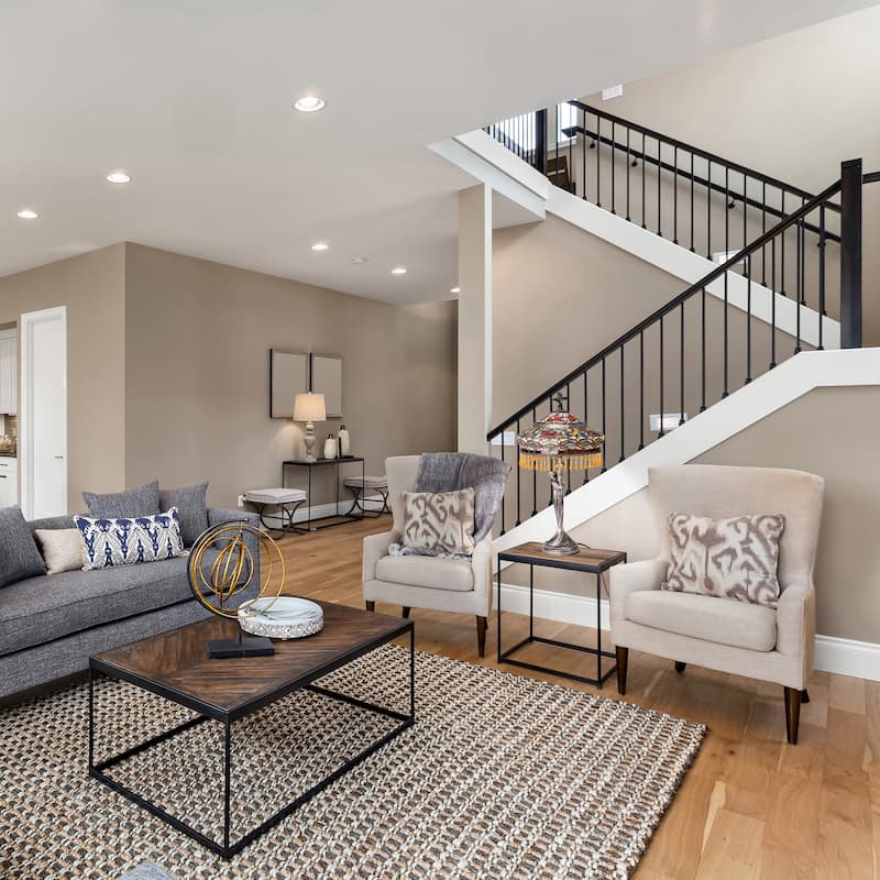 Parisian River of Goods Antique Silver Polyresin and Stained Glass Bell Shade 24-Inch Table Lamp - 12" X 12" X 24"