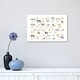 preview thumbnail 5 of 6, iCanvas "Safari Alphabet Nursery Decor" by PaperPaintPixels Canvas Print 12x18x1.5