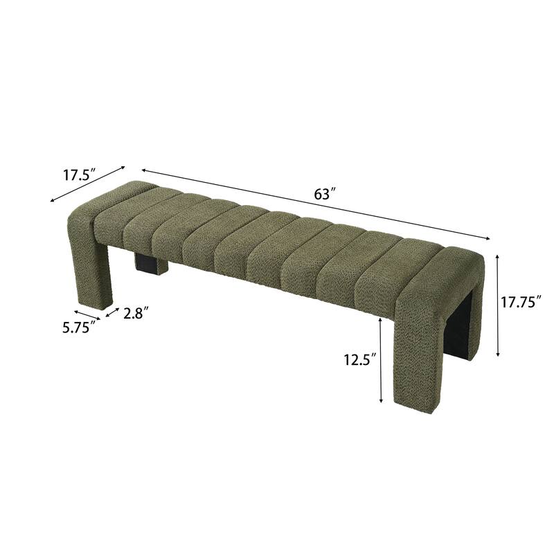 Christopher Knight Home - Modern Upholstered Bench with Multi-Functional Design