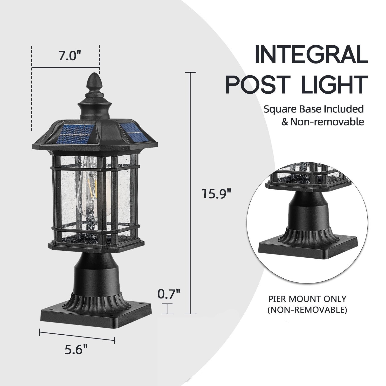 Post light mounting base sales