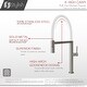 preview thumbnail 8 of 32, STYLISH Stainless Steel Single Handle Pull Out Dual Mode Kitchen Sink Faucet