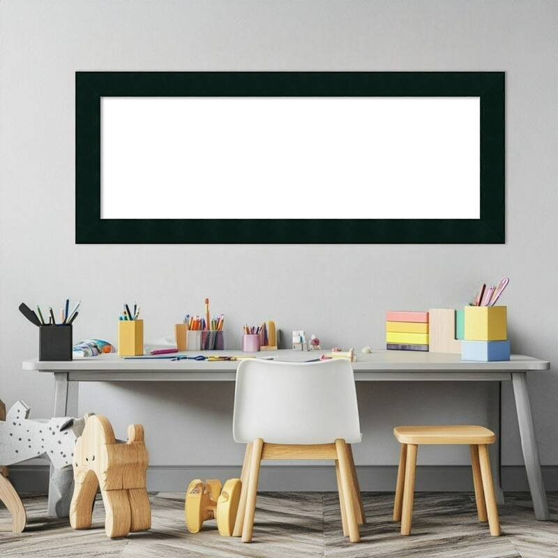 Amanti Art Tribeca Black Framed Dry Erase Magnetic Board