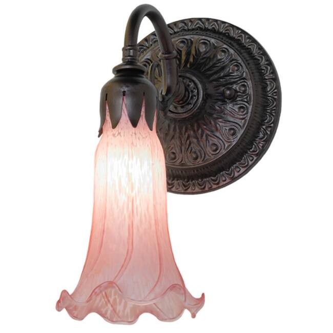 Meyda Tiffany 261096 10" Tall Wall Sconce - Mahogany Bronze
