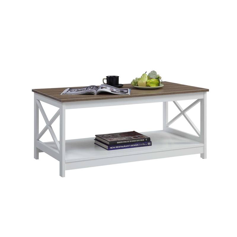 Convenience Concepts Oxford Coffee Table with Shelf
