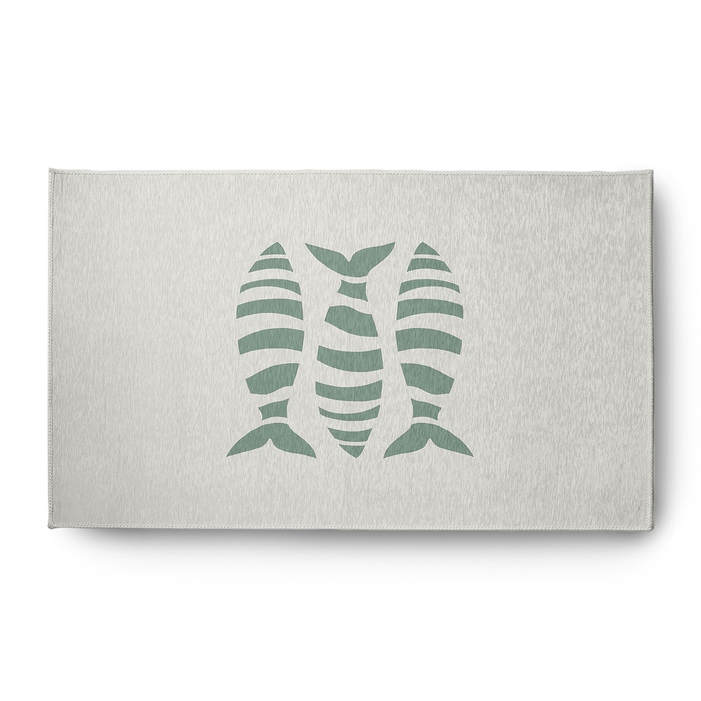 Puzzle Fish Nautical Indoor/Outdoor Rug