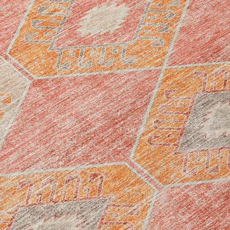 HomeRoots Aztec Transitional Rectangle Outdoor Rug