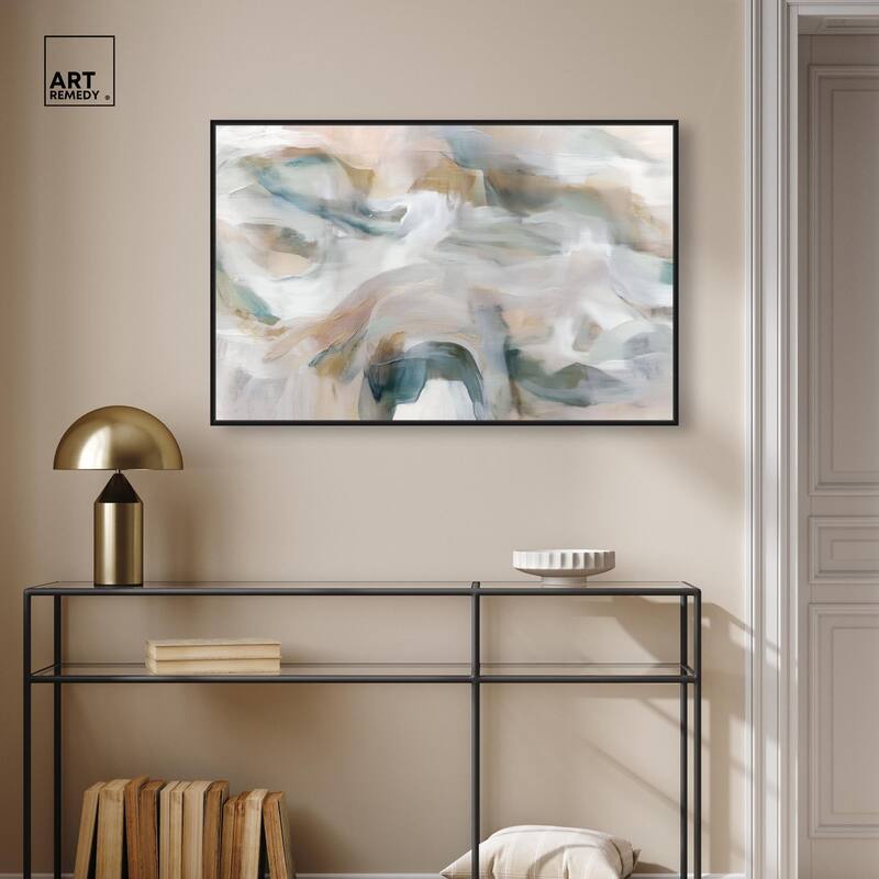 Whispering Colors IV Canvas by Art Remedy
