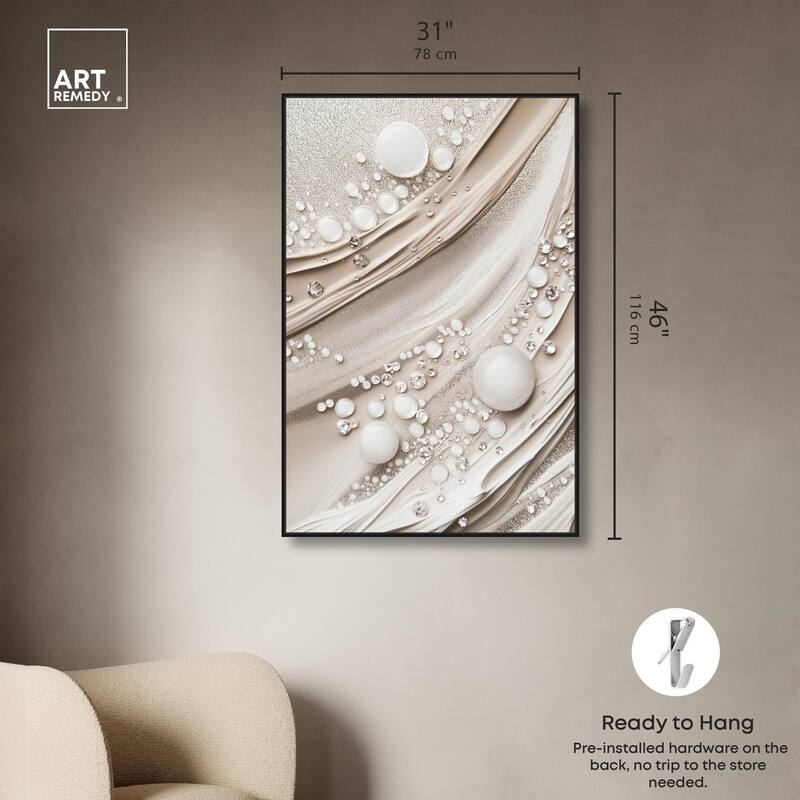 Viscous Veils IV Canvas by Art Remedy