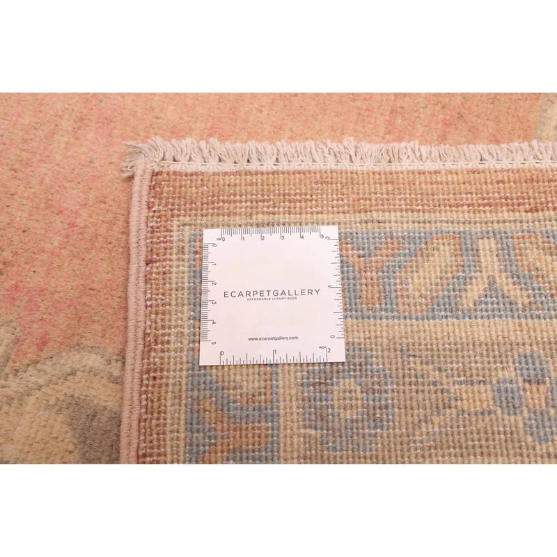 ECARPETGALLERY Hand-knotted Finest Ghazni Coral Wool Rug - 8'10 x 11'8