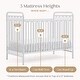 preview thumbnail 7 of 8, Delta Children Darcy 4-in-1 Convertible Metal Crib