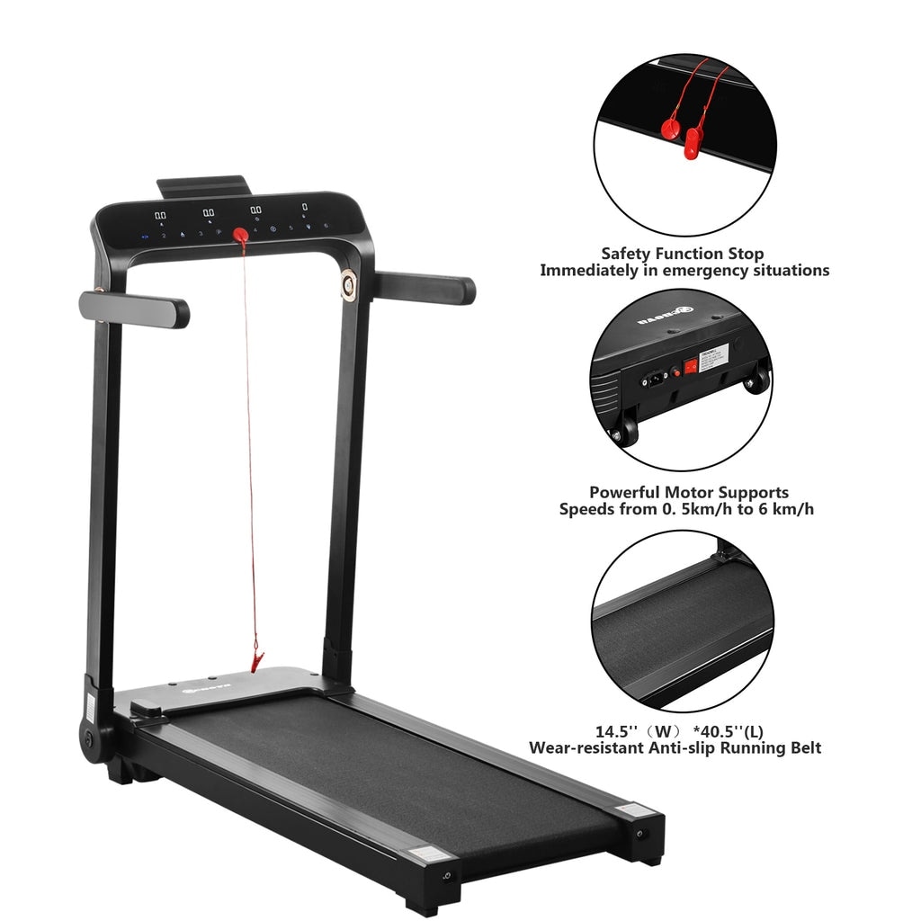 Zenova Foldable Treadmill With Adjustable Incline Safe Shockproof Bed Bath Beyond 32579996