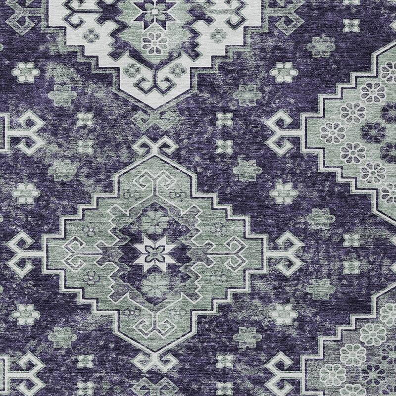 HomeRoots Medallion Traditional Rectangle Outdoor Rug