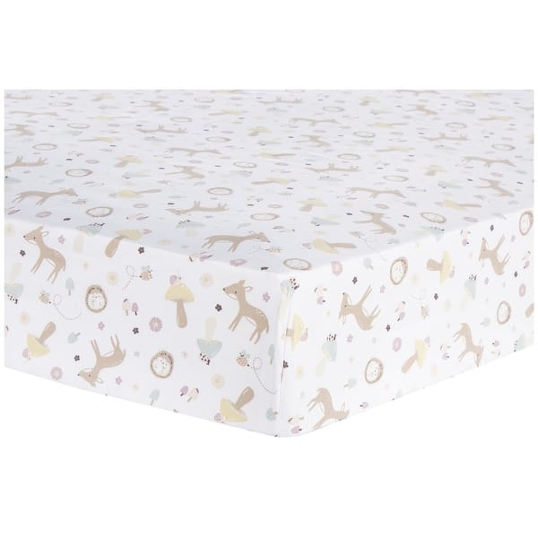 slide 2 of 9, Enchanted Garden 4 Piece Crib Bedding Set Woodland