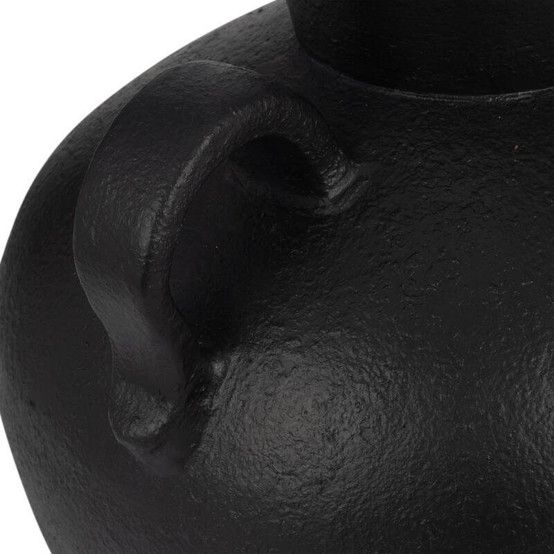 Sagebrook Home Terracotta, 17" Unique Jug With 2 Handles, Amphora, Textured, Durable/stylish item, Serenity/Mysterious