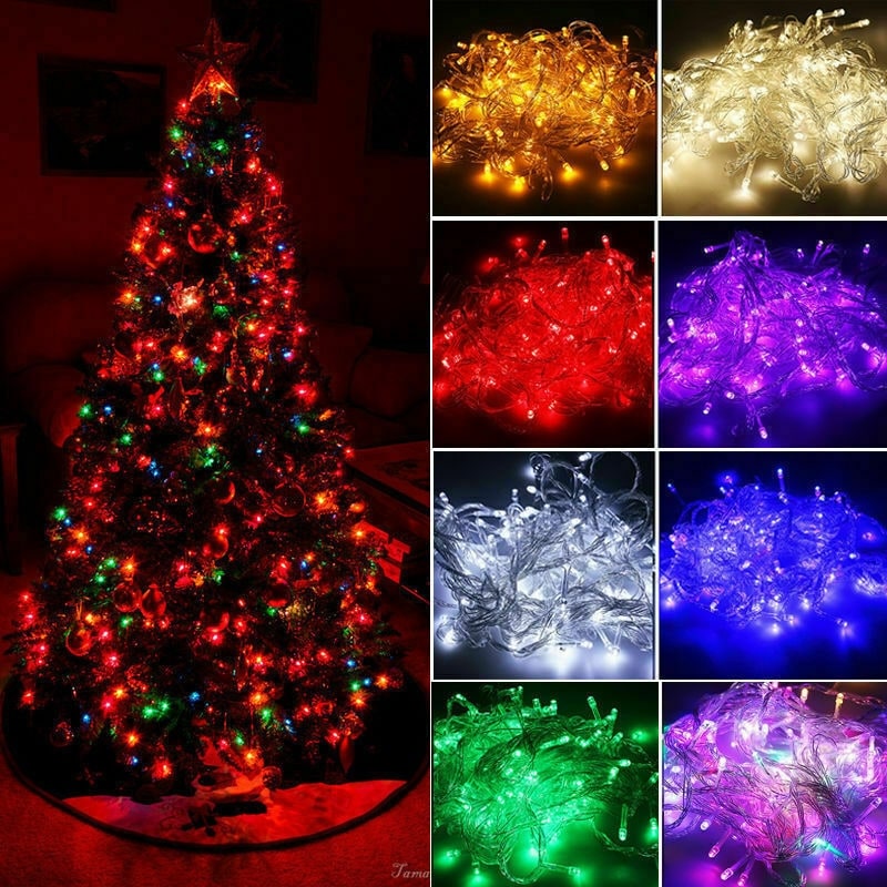 10M 100 LED Waterproof Christmas Tree String Lights On Sale Bed Bath Beyond 39193329